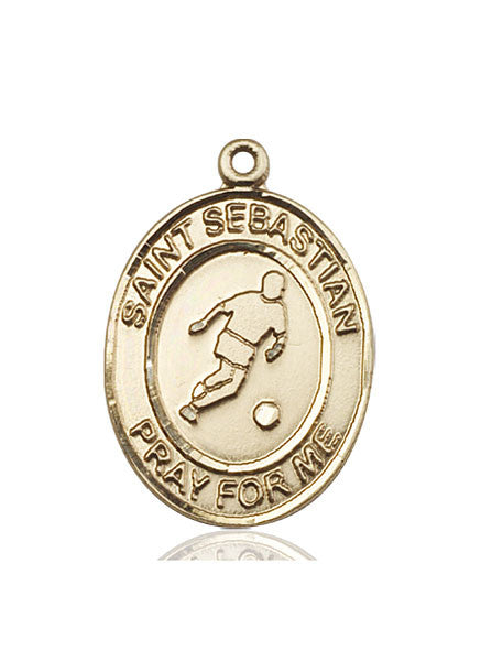 14kt Gold St. Sebastian Medal