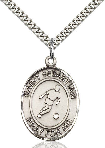 Sterling Silver St. Sebastian Pendant