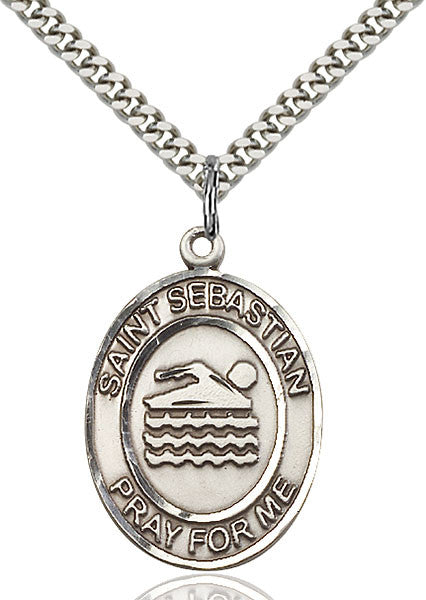 Sterling Silver St. Sebastian Pendant