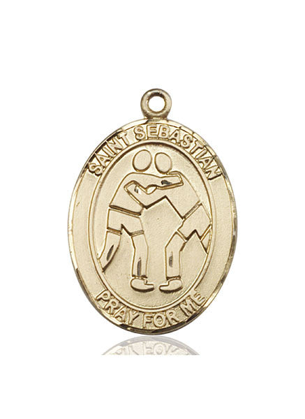 14kt Gold St. Sebastian Medal