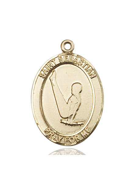 14kt Gold St. Sebastian Medal