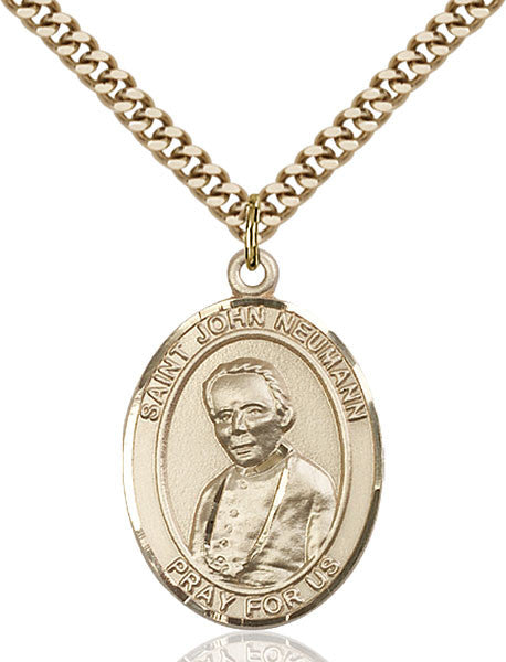 Gold Filled St. John Neumann Pendant