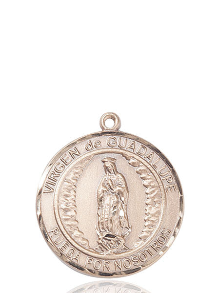 14kt Gold Virgen de Guadalupe Medal