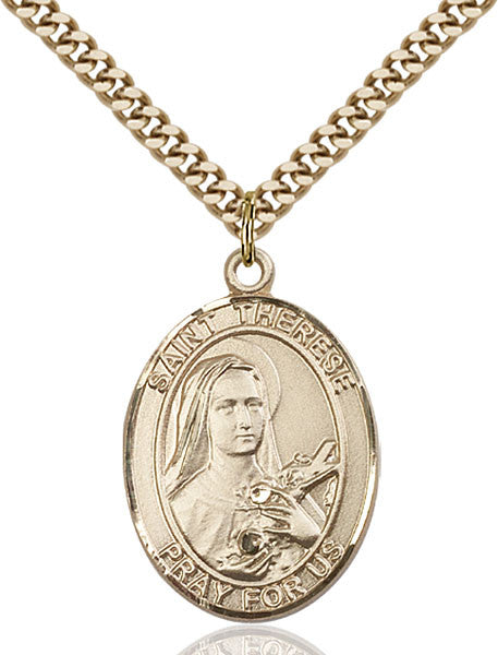 Gold Filled St. Therese of Lisieux Pendant