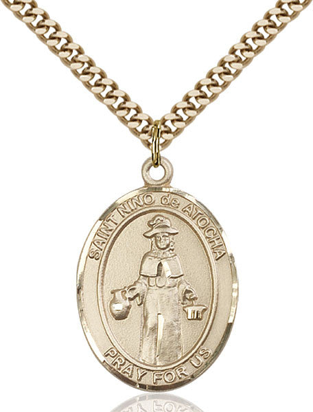 Gold Filled St. Nino de Atocha Pendant