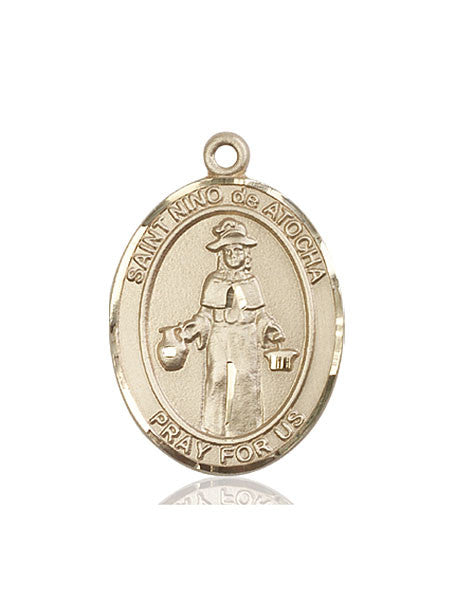 14kt Gold St. Nino de Atocha Medal