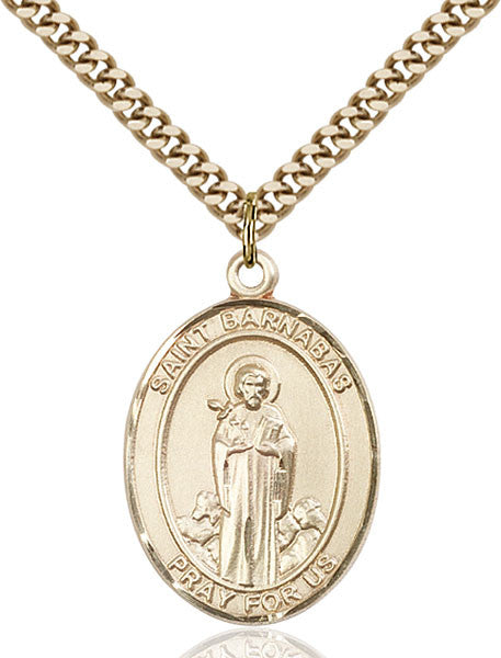 Gold Filled St. Barnabas Pendant