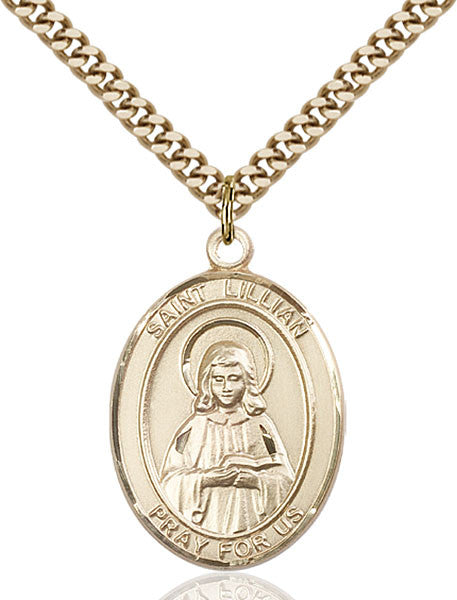 Gold Filled St. Lillian Pendant