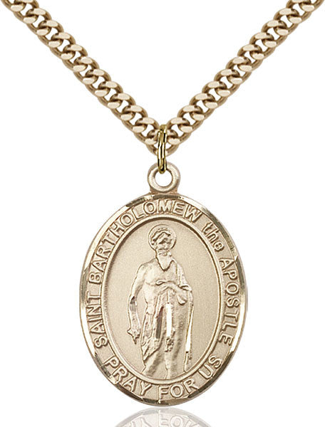Gold Filled St. Bartholomew the Apostle Pendant