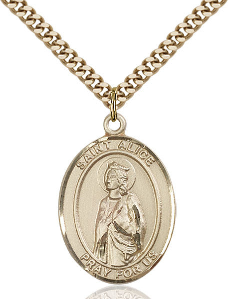 Gold Filled St. Alice Pendant