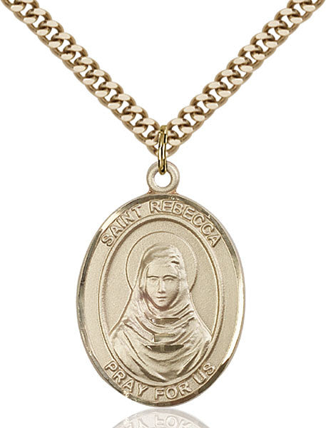 Gold Filled St. Rebecca Pendant