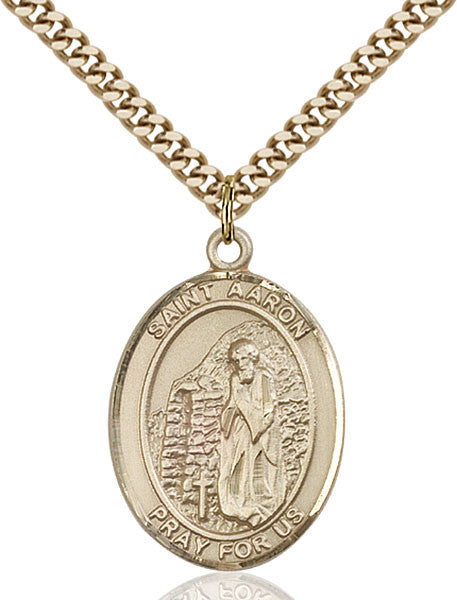 Gold Filled St. Aaron Pendant