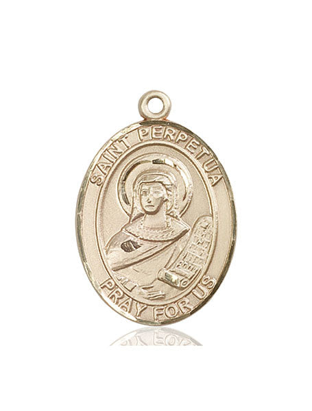 14kt Gold St. Perpetua Medal
