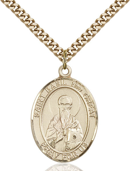 Gold Filled St. Basil the Great Pendant