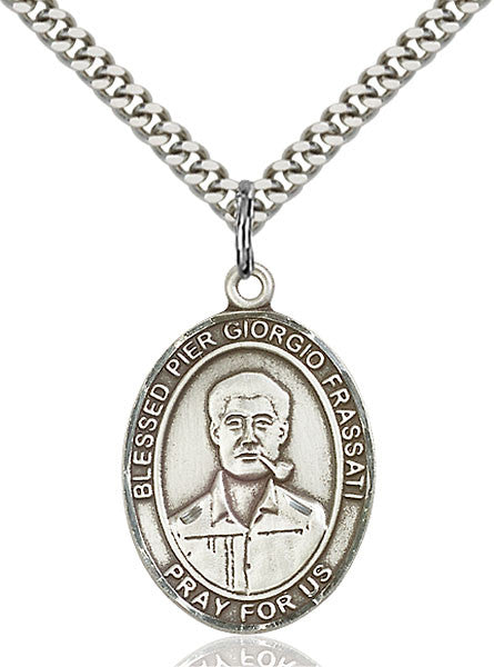 Sterling Silver Blessed Pier Giorgio Frassati Pend