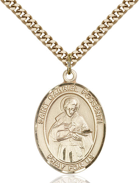 Gold Filled St. Gabriel Possenti Pendant