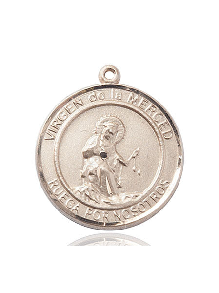 14kt Gold Virgen de la Merce Medal