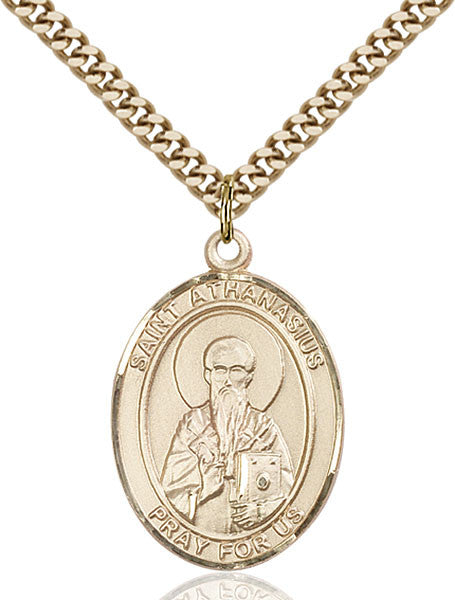 Gold Filled St. Athanasius Pendant