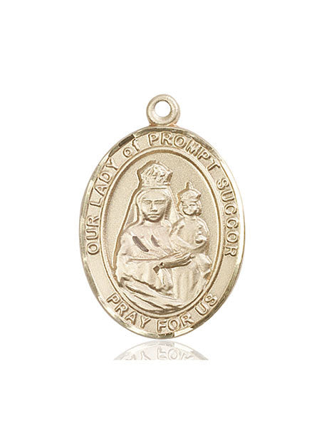14kt Gold O/L of Prompt Succor Medal
