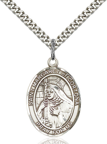 Sterling Silver St. Margaret of Cortona Pendant