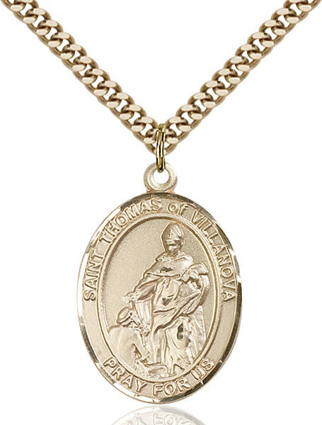 Gold Filled St. Thomas of Villanova Pendant