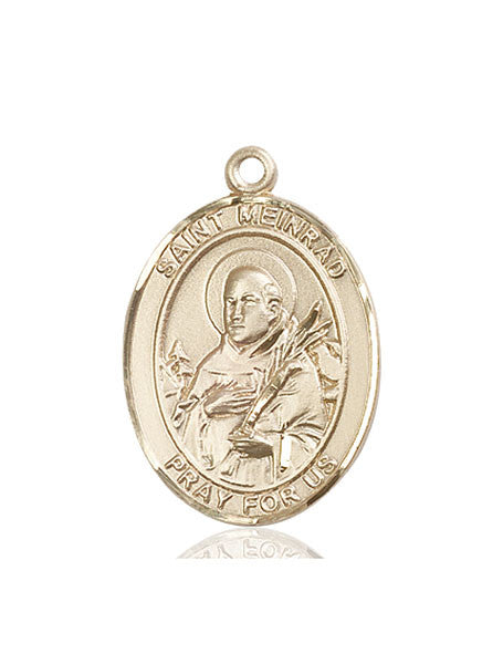 14kt Gold St. Meinrad of Einsideln Medal