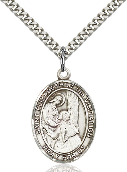 Sterling Silver St. Elizabeth of the Visitation Pe