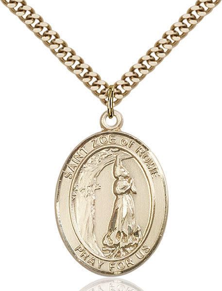 Gold Filled St. Zoe of Rome Pendant