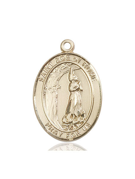 14kt Gold St. Zoe of Rome Medal