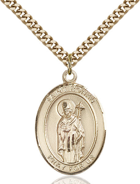 Gold Filled St. Ronan Pendant