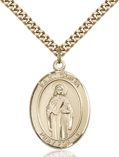 Gold Filled St. Odilia Pendant