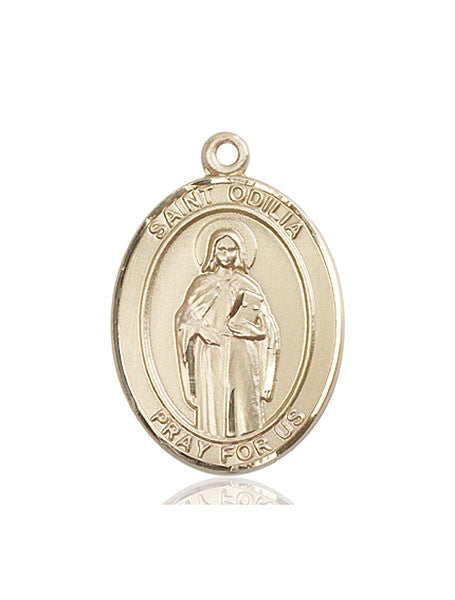 14kt Gold St. Odilia Medal