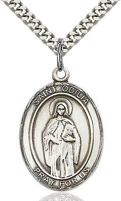St. Odilia Pendant Silver Filled