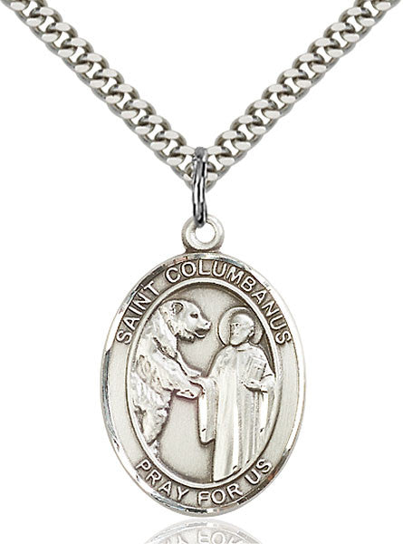 Sterling Silver St. Columbanus Pendant