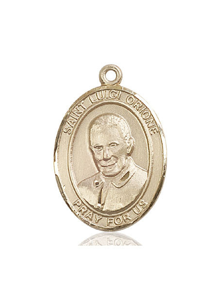 14kt Gold St. Luigi Orione Medal