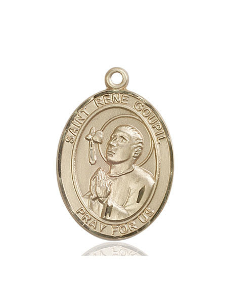 14kt Gold St. Rene Goupil Medal