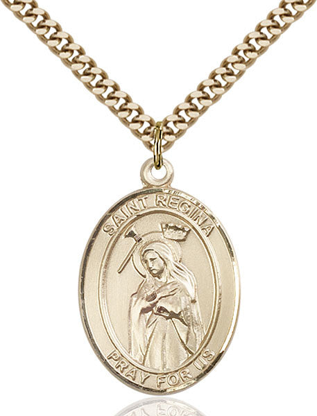 Gold Filled St. Regina Pendant