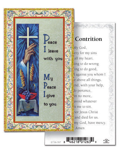 Act of Contrition/Peace I leave with you