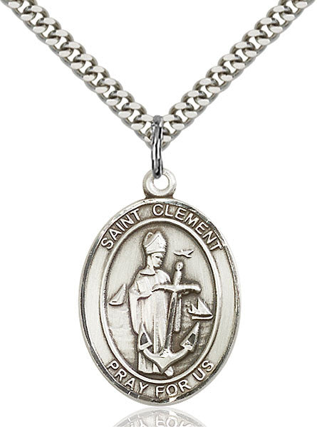 Sterling Silver St. Clement Pendant