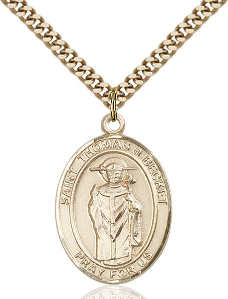 Gold Filled St. Thomas A Becket Pendant