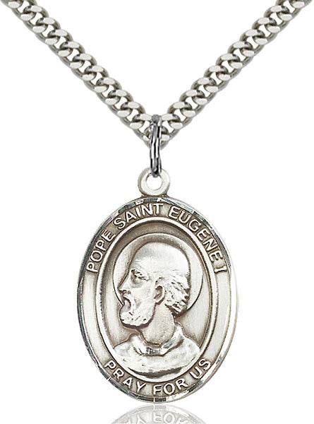 Sterling Silver Pope Saint Eugene I Pendant