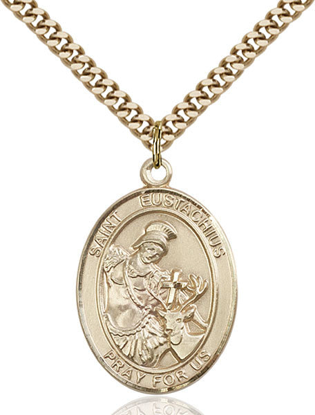 Gold Filled St. Eustachius Pendant