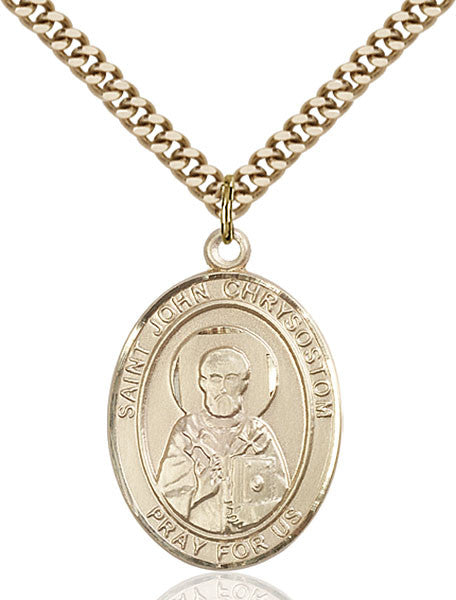 Gold Filled St. John Chrysostom Pendant