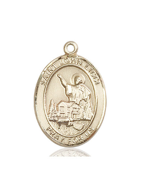 14kt Gold St. John Licci Medal