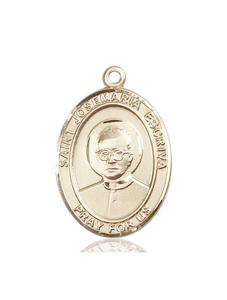 14kt Gold St. Josemaria Escriva Medal