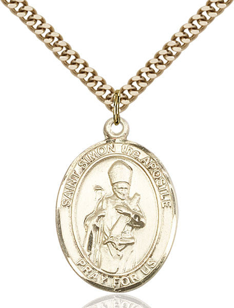 Gold Filled St. Simon Pendant