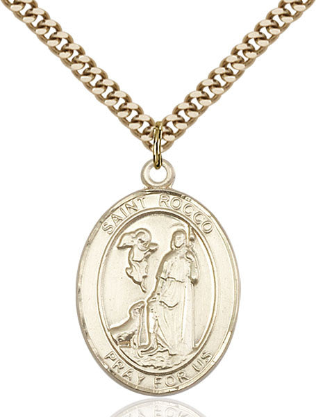 Gold Filled St. Rocco Pendant