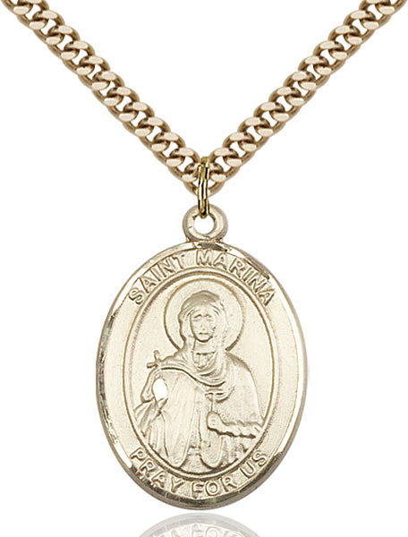 Gold Filled St. Marina Pendant