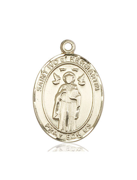 14kt Gold St. Ivo Medal