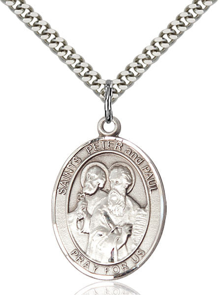 Sterling Silver St. Peter Pendant